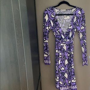 Purple dress— SUPER cute on!!!